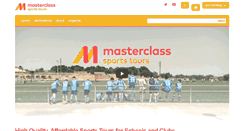 Desktop Screenshot of masterclasstours.co.uk